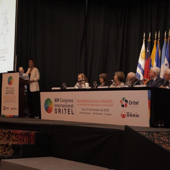 Representantes de diferentes Teletones en el décimo cuarto congreso internacional ORITEL.